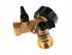 Geko Rozdzielacz 2-drożny na kran GW3/4" x 2 GZ3/4" z zaworami kulowymi (10/60) 3