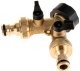 Geko Rozdzielacz 2-drożny na kran GW3/4" x 2 GZ3/4" z zaworami i szybkozłączami (10/60) 3
