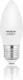 Whitenergy Żarówka LED 10 x SMD 2835, C37, E27, 5W, ciepła biała, mleczna (10393) 2