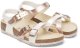 Birkenstock sandały KUMBA SPLIT KIDS 1029411 Electric Metallic Pearl/Copper (szerokość standardowa) 36 3