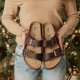 Birkenstock Arizona FL WB Habana 452761 Brązowe 45 13
