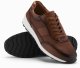 Męskie buty sportowe sneakersy ze skóry ekologicznej  brązowe V1 OM-FOSL-0181 44 1