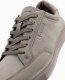 Męskie monochromatyczne buty w stylu streetwearowym  oliwkowe V4 OM-FOTL-0183 44 1