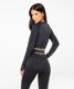 Longsleeve sportowy damski Yasmine Carpatree czarny top r L 4