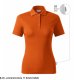 Resist Heavy Polo - ADLER - Resist Heavy Polo - Koszulka polo damska, 200 g/m2, 100 % bawełna - pomarańczowy 11 (brand label) 2XL 1