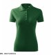 Pique Polo Free - ADLER - Pique Polo Free - Koszulka polo damska, 200 g/m2, 65 % bawełna, 35 % poliester - zieleń butelkowa 2XL 1