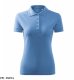 Pique Polo Free - ADLER - Pique Polo Free - Koszulka polo damska, 200 g/m2, 65 % bawełna, 35 % poliester - błękitny XL 1