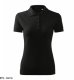 Pique Polo Free - ADLER - Pique Polo Free - Koszulka polo damska, 200 g/m2, 65 % bawełna, 35 % poliester - czarny XL 1