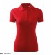 Pique Polo Free - ADLER - Pique Polo Free - Koszulka polo damska, 200 g/m2, 65 % bawełna, 35 % poliester - czerwony XL 1