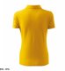 Pique Polo Free - ADLER - Pique Polo Free - Koszulka polo damska, 200 g/m2, 65 % bawełna, 35 % poliester - żółty XL 2