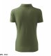 Pique Polo Free - ADLER - Pique Polo Free - Koszulka polo damska, 200 g/m2, 65 % bawełna, 35 % poliester - khaki XL 2