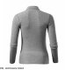 Pique Polo LS - ADLER - Pique Polo LS - Koszulka polo damska, 200 g/m2, 65 % bawełna, 35 % poliester, 85 % bawełna, 15 % - ciemnoszary melanż M 2