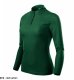 Pique Polo LS - ADLER - Pique Polo LS - Koszulka polo damska, 200 g/m2, 65 % bawełna, 35 % poliester, 85 % bawełna, 15 % wiskoza - dark green XS 1