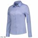 Fitted Stretch Blouse - ADLER - Fitted Stretch Blouse - Koszula damska, 110 g/m2, 68 % bawełna, 29 % poliester, 3 % elastan - blue 38 1