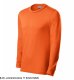 Resist LS R05 - ADLER - Koszulka unisex, 160 g/m2, 100% bawełna, - pomarańczowy 11 (brand label) XL 1