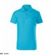 Pique Polo Free - ADLER - Pique Polo Free - Koszulka polo dziecięca, 200 g/m2, 65 % bawełna, 35 % - ciemnoszary melanż - 110 cm/4 lata-158 cm/12 lat 134 cm/8 lat 10