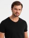 Zestaw męskich bawełnianych t-shirtów V-neck BASIC  czarny/granatowy/ciemnooliwkowy V7 OM-TSBS-0233 XL 2