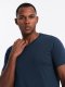 Zestaw męskich bawełnianych t-shirtów V-neck BASIC  czarny/granatowy/ciemnooliwkowy V7 OM-TSBS-0233 XL 7