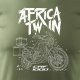Koszulka motocyklowa z motocyklem Honda Africa Twin CRF1100L męska khaki S 1