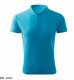 Pique Polo Free - ADLER - Pique Polo Free - Koszulka polo męska, 200 g/m2, 65 % bawełna, 35 % poliester, 85 % bawełna, 15 % wiskoza - błękitny M 37