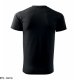 Basic Recycled (GRS) - ADLER - Basic Recycled (GRS) - Koszulka męska, 160 g/m2, 70 % bawełna, 30 % GRS bawełna z recyklingu - czarny 4XL 6