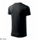 Basic Recycled (GRS) - ADLER - Basic Recycled (GRS) - Koszulka męska, 160 g/m2, 70 % bawełna, 30 % GRS bawełna z recyklingu - czarny 4XL 7