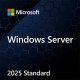 SB Microsoft Windows Server 2025 Std. 4Core [DE] AddLic NoMedia/NoKey(POSOnly) 1