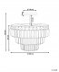 Lampa wisząca Beliani Żyrandol AMENEIRO Przezroczysty 3