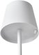 Lampa stołowa Beliani Bezprzewodowa lampa stołowa LED BACEIRO Ze ściemniaczem Metal Biały 9