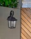 Kinkiet Beliani Lampa ścienna ogrodowa TANGON Czarny 4