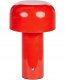Lampa stołowa Beliani Bezprzewodowa lampa stołowa LED BESOS Ze ściemniaczem Metal Czerwony 1