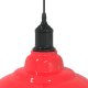 Lampa wisząca vidaXL Lampa wisząca z regulacją wysokości E27 połysk czerwony metal 8