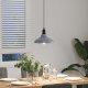 Lampa wisząca vidaXL Lampa wisząca z regulacją wysokości E27 połysk szary metal 4