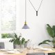 Lampa wisząca vidaXL Lampa wisząca z regulacją wysokości E27 połysk szary 3