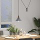 Lampa wisząca vidaXL Lampa wisząca z regulacją wysokości E27 połysk szary 4