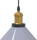 Lampa wisząca vidaXL Lampa wisząca z regulacją wysokości E27 połysk szary 8