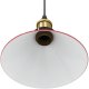 Lampa wisząca vidaXL Lampa wisząca z regulacją wysokości E27 połysk czerwony 9