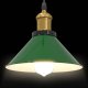 Lampa wisząca vidaXL Lampa wisząca z regulacją wysokości E27 połysk zielony 3