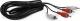 Kabel Gembird RCA (Cinch) x2 - RCA (Cinch) x2 1.8m czarny (CCA-2R2R-6) 1