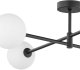 Tk Lighting Sarius 4735 plafon lampa sufitowa 4x6W G9 czarny/biały 1