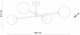 Tk Lighting Sarius 4735 plafon lampa sufitowa 4x6W G9 czarny/biały 3