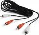 Kabel Gembird RCA (Cinch) x2 - RCA (Cinch) x2 7.5m czarny (CCA-2R2R-7.5M) 1