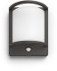 Wall LED outdoor light PHILIPS SAMONDRA, IP44, 2700 K, 12 W, 1200 lm, with motion sensor 1