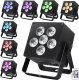 LIGHT4ME ACCU PAR RGBWA-UV reflektor 4400 mAh efekt świetlny 6x6W LED 6