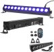 LIGHT4ME DECO BAR 12 RGB listwa oświetleniowa belka LED oświetlenie sceniczne dekoracja światłem pilot 12x3W 1