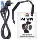 LIGHT4ME P4 WW reflektor sceniczny LED PAR ciepły biały 3