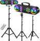 LIGHT4ME MAGIC BAR 2 multiefekt świetlny efekt par Magic Ball biały stroboskop UV 2x laser R/G pilot 1