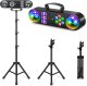 LIGHT4ME MAGIC BAR 2 multiefekt świetlny efekt par Magic Ball biały stroboskop UV 2x laser R/G pilot 2