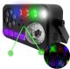 Naświetlacz LIGHT4ME LIGHT4ME PARTY V multiefekt świetlny LED RGBW-UV 6w1 efekt Bee Eye biały stroboskop UV Water Wave par 2x laser R/G 1