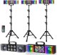 LIGHT4ME MAGIC BAR 3 multiefekt świetlny RGBW 3w1 efekt par derby biały stroboskop pilot 2